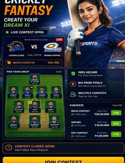 Kapil 786 (kapil matka 786) fantasy cricket & matchday visual 3